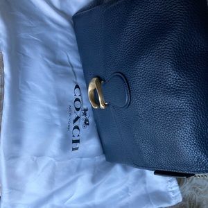 Brand new Coach shoulder/crossbody bag,Navy with brass hardware